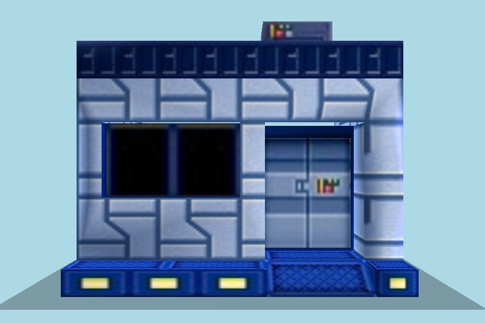 MySims Kingdom Sci-Fi House 3d model